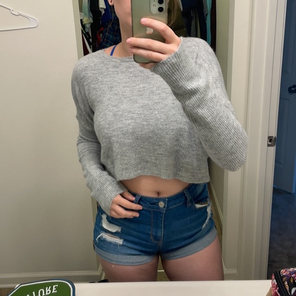 CROPPED SWEATER SUPER WARM AND SOFT - Picture 4 of 4